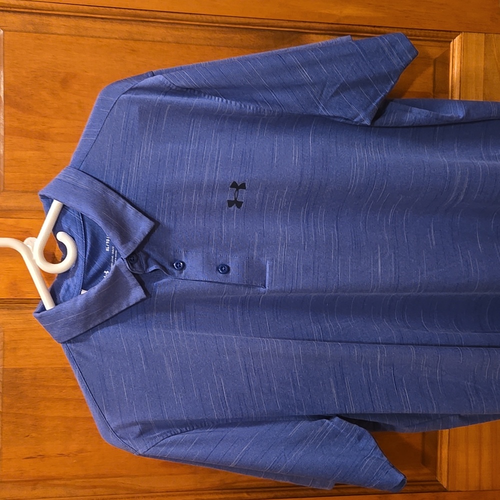 Under Armour loose heatgear polo size XL blue - Picture 3 of 7